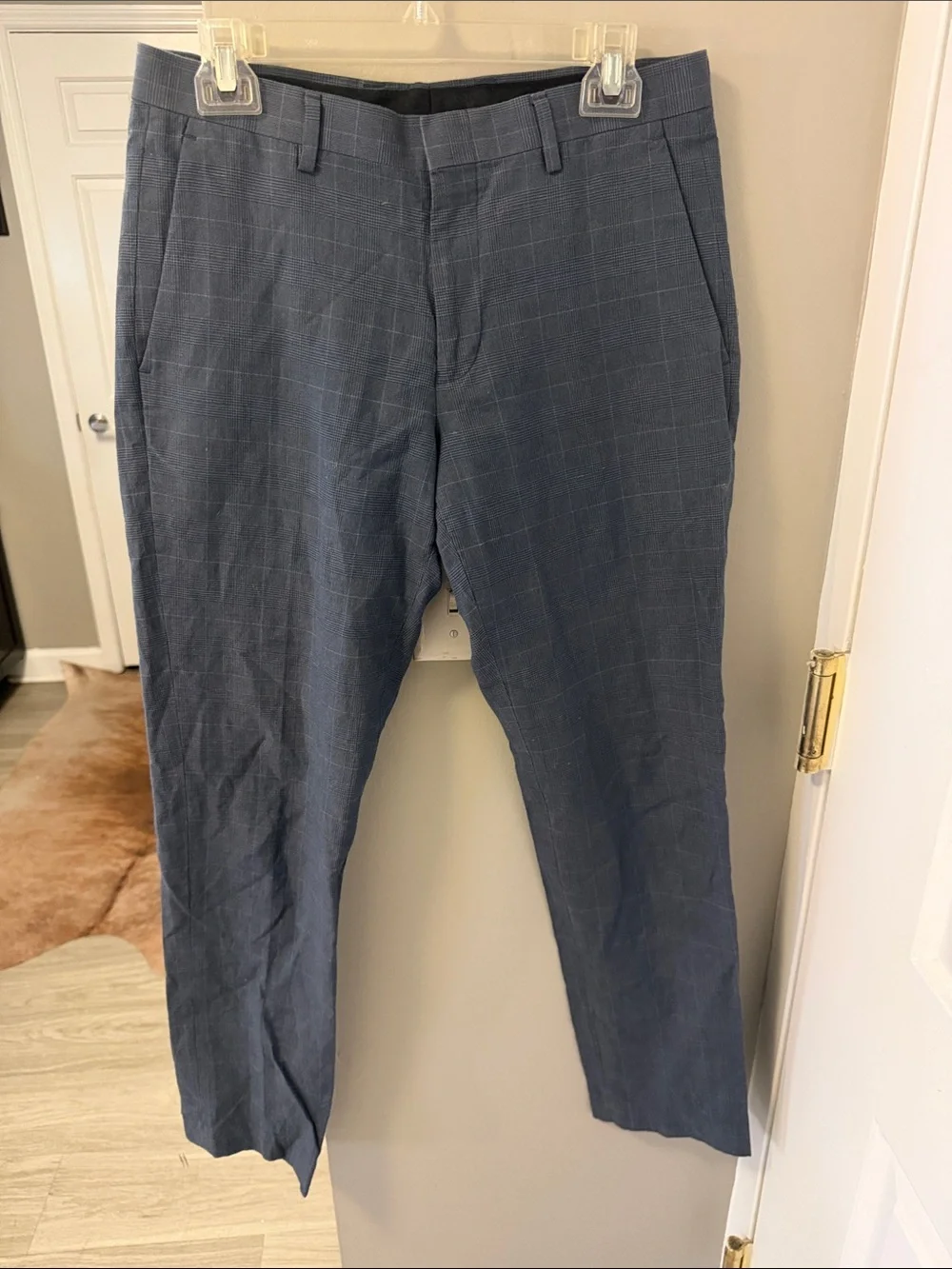 J.Crew Ludlow Slim-fit unstructured suit pant in Irish cotton-linen blend 29/32